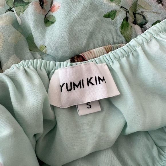 Yumi Kim Sunday Rose Aqua Meghan Halter Mini Dress - Picture 4 of 9